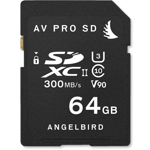 Angelbird 64GB AV Pro UHS-II SDXC Memory Card