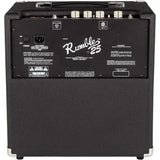 Fender Rumble 25 V3 Bass Amplifier Bundle with Fender Classic Celluloid Guitar Picks (12-Pack) and 10ft Pro Series Instrument Cable STR/ANG