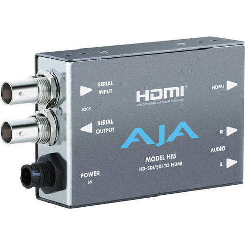 AJA Hi5 HD-SDI/SDI to HDMI Video and Audio Converter