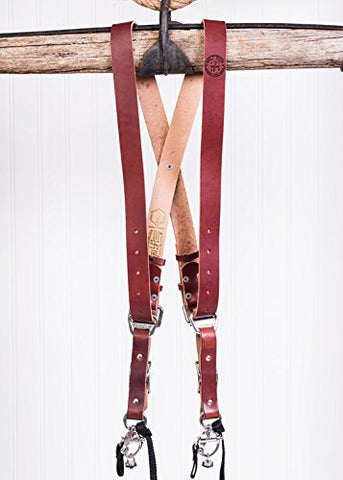 Holdfast Gear Money Maker Two-Camera Harness (English Bridle, Chestnut, Regular)