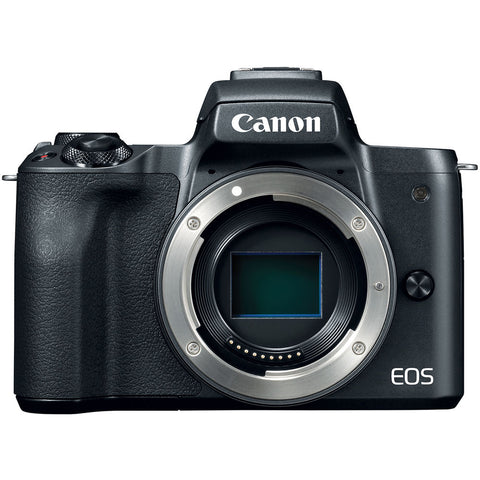 Canon EOS M50 Mirrorless Digital Camera (Body Only, Black)