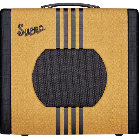 Supro Delta King 10 1 x 10-inch 5-watt Tube Combo Amp - Tweed and Black