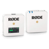 Rode Wireless GO Compact Digital Wireless Microphone System (White) with Rode Interview GO Mic & 10-Pack Straps Bundle