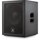 JBL IRX115S Compact Powered 15" Portable Subwoofer Bundle with JBL BAGS Slip On Cover for IRX115S Subwoofer (Black)