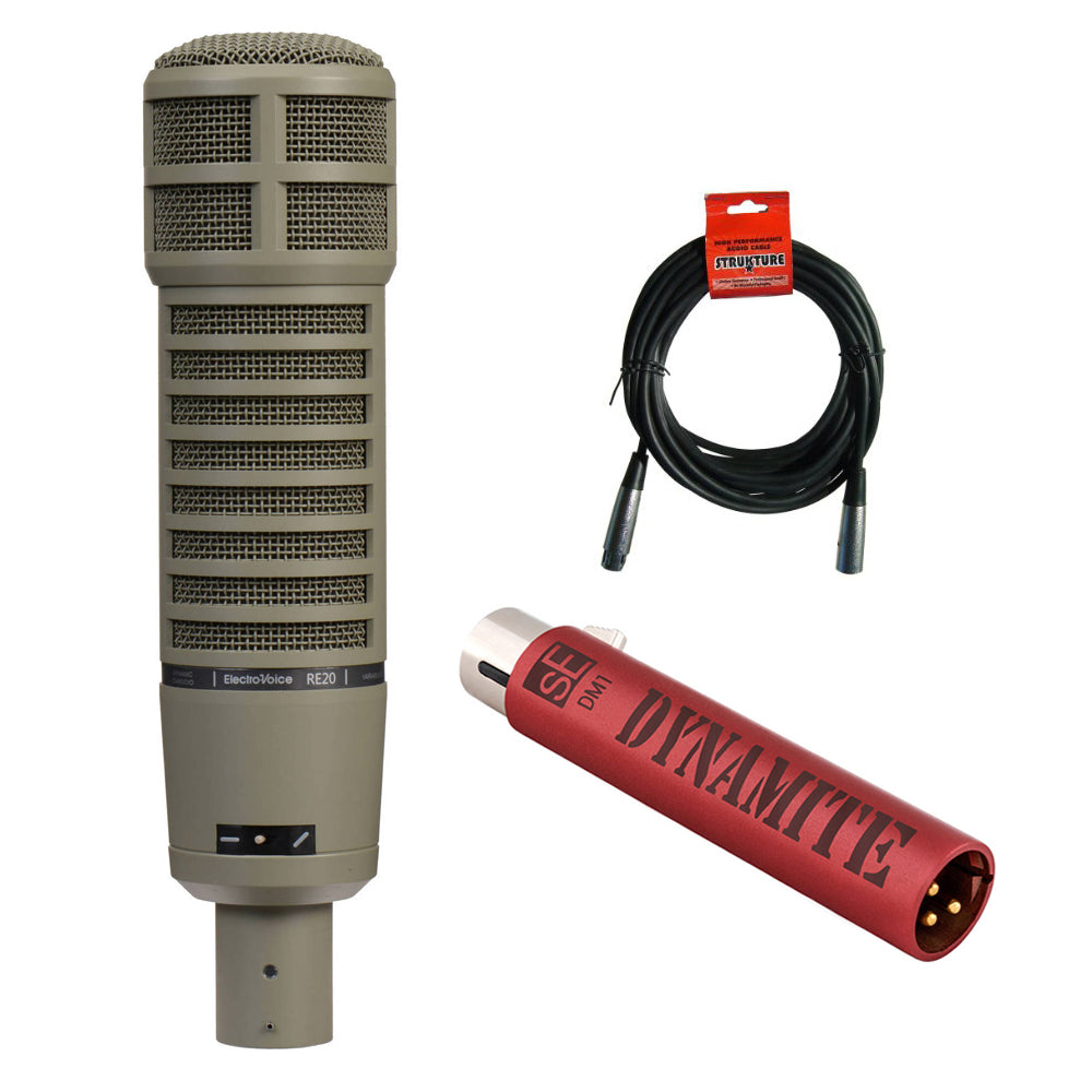 RE20 Broadcast announcer's microphone with Variable‑D by Electro-Voice