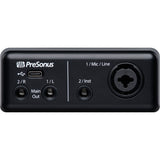 PreSonus AudioBox GO Ultracompact USB Type-C Audio Interface Bundle with PreSonus Eris E3.5 3.5" Nearfield Monitor (Pair), Marantz Pro MPM-1000 Mic, Polsen Headphone, 1/4" Audio Cable and XLR-XLR Cable