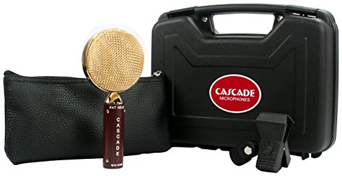 Cascade Microphones FAT HEAD Ribbon Microphone (Brown Body and Gold Grill, Stock Transformer)