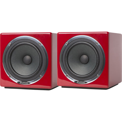 Avantone Pro Active MixCube Powered Full-Range Mini Reference Monitors (Pair, Red)