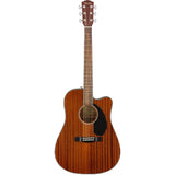 Fender CD-60SCE Dreadnought Acoustic Guitar - All Mahogany