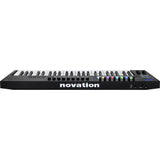 Novation Launchkey 49 MK3 USB MIDI Keyboard Controller (49-Key) Bundle with Sustain Pedal & Keyboard Dust Cover (Medium)