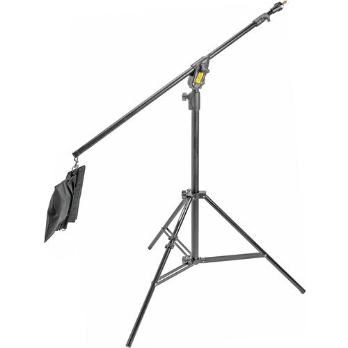 Manfrotto 420B 3- Section Combi- Boom Stand with Sand Bag - Replaces 3397,3397B (Black)