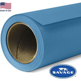 Savage Widetone Seamless Background Paper (#30 Gulf Blue, Size 86 Inches Wide x 36 Feet Long, Backdrop)