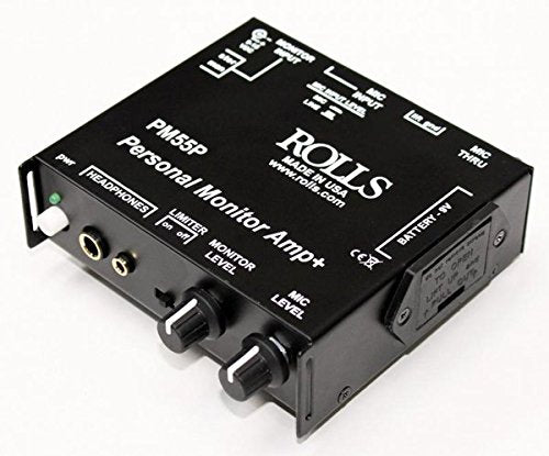 Rolls PM55P Stereo Personal Monitor Amplifier with Optical Limiter