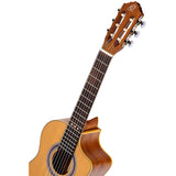 Ortega Guitars Requinto Series 6 String Acoustic Guitar, Right (RQC25)