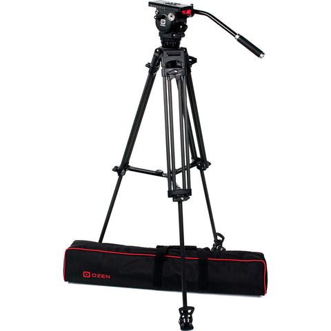 Ozen 75CF2 75mm Carbon Fiber Tripod & Agile 6 Fluid Head System (E-Z-Load)