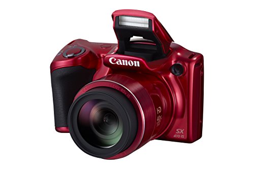 Canon PowerShot SX410 IS Digital Camera (Red)