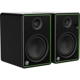 Mackie CR5-X Series 5" Studio Monitors (Pair) with 2x Small Isolation Pad & 3.3' Phone to Phone (1/4") Cable Bundle