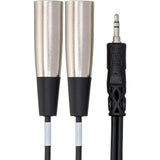 Hosa Technology Stereo Mini-Phone (3.5mm) Male to 2 XLR Male Y-Cable - 6.6'