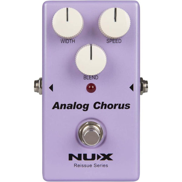 NUX Analog Chorus Guitar Effect Pedal the legendary chorus sound from the 80's, authentic Chorus effect from warm subtle shimmer to near-vibrato wobbles