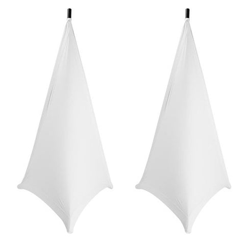 On-Stage SSA100 Speaker/Lighting Stand Skirt (White), 2-Pieces