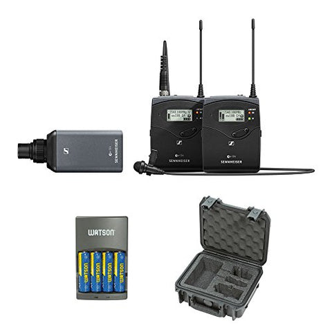 Sennheiser ew 100 ENG G4 Wireless Microphone Combo System A: (516 to 558 MHz) with iSeries Waterproof Sennheiser System Case & 4-Hour Rapid Charger Kit