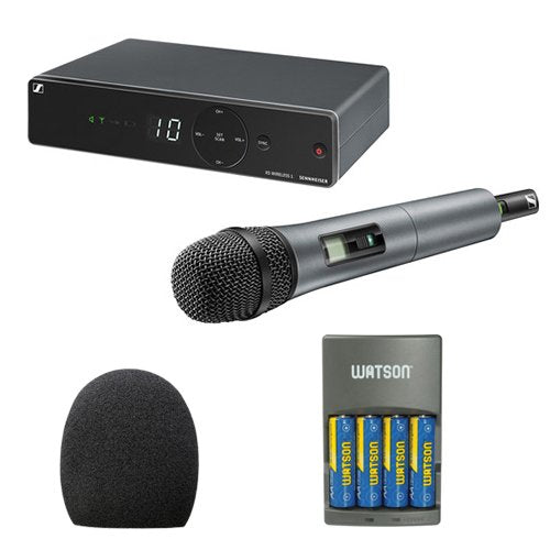 Sennheiser XSW 1-835-A UHF Vocal Set with e835 Dynamic Microphone (A: 548 to 572 MHz) With Microphone Accessory Kit