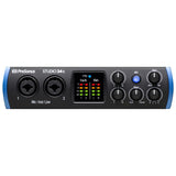 PreSonus Studio 24c Desktop USB Audio Interface Bundle with Tascam TM-80 Mic, Headphone, Pop Filter, Stand, MIDI & XLR Cable