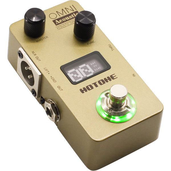Hotone Omni AC Simulation Guitar Bass Effects Pedal for Electric Guitar