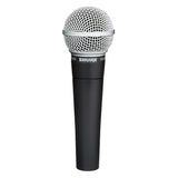 Shure SM58-LC Cardioid Dynamic Vocal Microphone with Wide Mouth Case, Mic Sanitizer Spray & XLR Cable Bundle