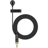 Sennheiser EW-DP ME 4 SET Camera-Mount Digital Wireless Cardioid Lavalier Mic System (Q1-6: 470 to 526 MHz) Bundle with Auray WLW Fuzzy Windbuster and Watson Rapid Charger with 4 AA Batteries