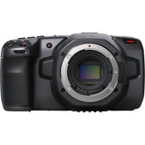 Blackmagic Design Pocket Cinema Camera 6K (Canon EF/EF-S) Bundle with Sennheiser MKE 200 Camera-Mount Directional Mic and 64GB SDXC UHS-I Memory Card