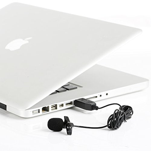 Saramonic ULM5 USB Lavalier Clip-on Computer Microphone for PC & Mac