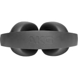 AKG K361 Over-Ear Oval Closed-Back Studio Headphones Bundle with Headphones Holder and Mini to Mini Cable