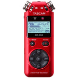 Tascam DR-05X RED Stereo Handheld Digital Recorder and USB Audio Interface with 16GB MicroSD Memory Card Bundle