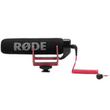 Rode VideoMic GO Camera-Mount Shotgun Microphone Bundle with Custom Windbuster & Mini to Mini Cable