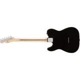 Squier by Fender Bullet Telecaster Laurel Fingerboard (Black) Bundle with Fender Mustang Micro Headphone Amp, Guitar Strap, 10ft Instrument Cable, FT-1 Clip-On Tuner, 12-Pack Picks, and Headphone