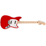 Squier Sonic Mustang Electric Guitar, with Torino Red, Maple Fingerboard