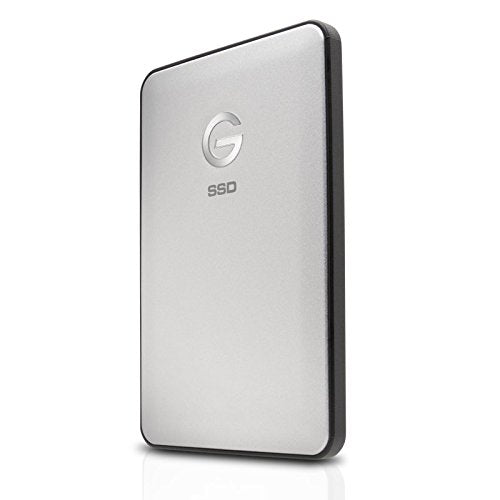 G-Technology 1TB G-DRIVE slim USB 3.1 Type-C External Solid State Drive, Silver
