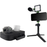 Mackie EM-93MK Complete Mobile Vlogger Kit with Polsen HPC-A30-MK2 Studio Monitor Headphones