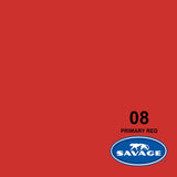 Savage Seamless Background Paper - #8 Primary Red (53 in x 18 ft)