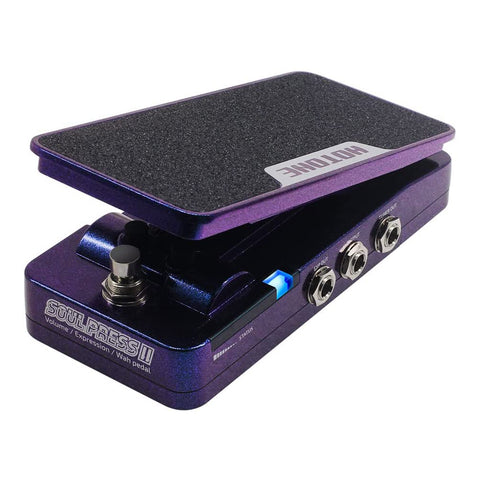 Hotone Wah Active Volume Passive Expression Guitar Effects Pedal Switchable Soul Press II 4 in 1 with Visible Guitar Effects Pedal