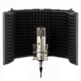 Warm Audio WA-47jr Large-Diaphragm FET Condenser Microphone with RF-5P-B Reflection Filter (Metal) & Tripod Mic Stand Bundle