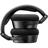 Neumann NDH 20 Black Edition Closed-Back Studio Headphones Bundle with Auray HPDS-B Desktop Headphone Stand and UHC-725 Headphone Case