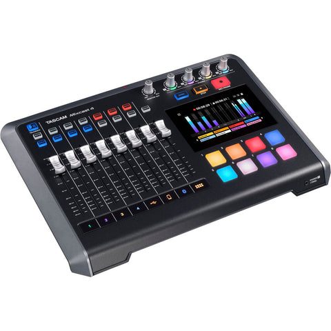 Tascam Mixcast 4 Podcast Station with Built-in Recorder/USB Audio Interface (MIXCAST4)