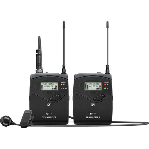Sennheiser ew 122P G4 Camera-Mount Wireless Microphone System with ME 4 Lavalier Mic A: (516 to 558 MHz)