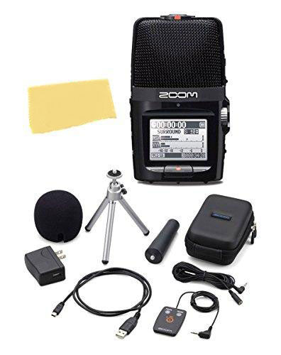 Zoom H2n Handy Recorder Bundle with APH-2n Accessory Pack, Polishing Cloth