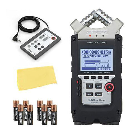 Zoom H4n Pro Handy Mobile 4-Track Recorder - Bundle ZOH4NPROK7