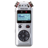 Tascam DR-05X Silver Stereo Handheld Digital Recorder and USB Audio Interface