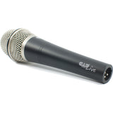 CAD CADLive D90 Supercardioid Dynamic Handheld Microphone with Foam Windscreen & XLR-XLR Cable Bundle