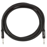 Fender Professional Series Instrument Cable, Straight/Straight, Black, 10ft